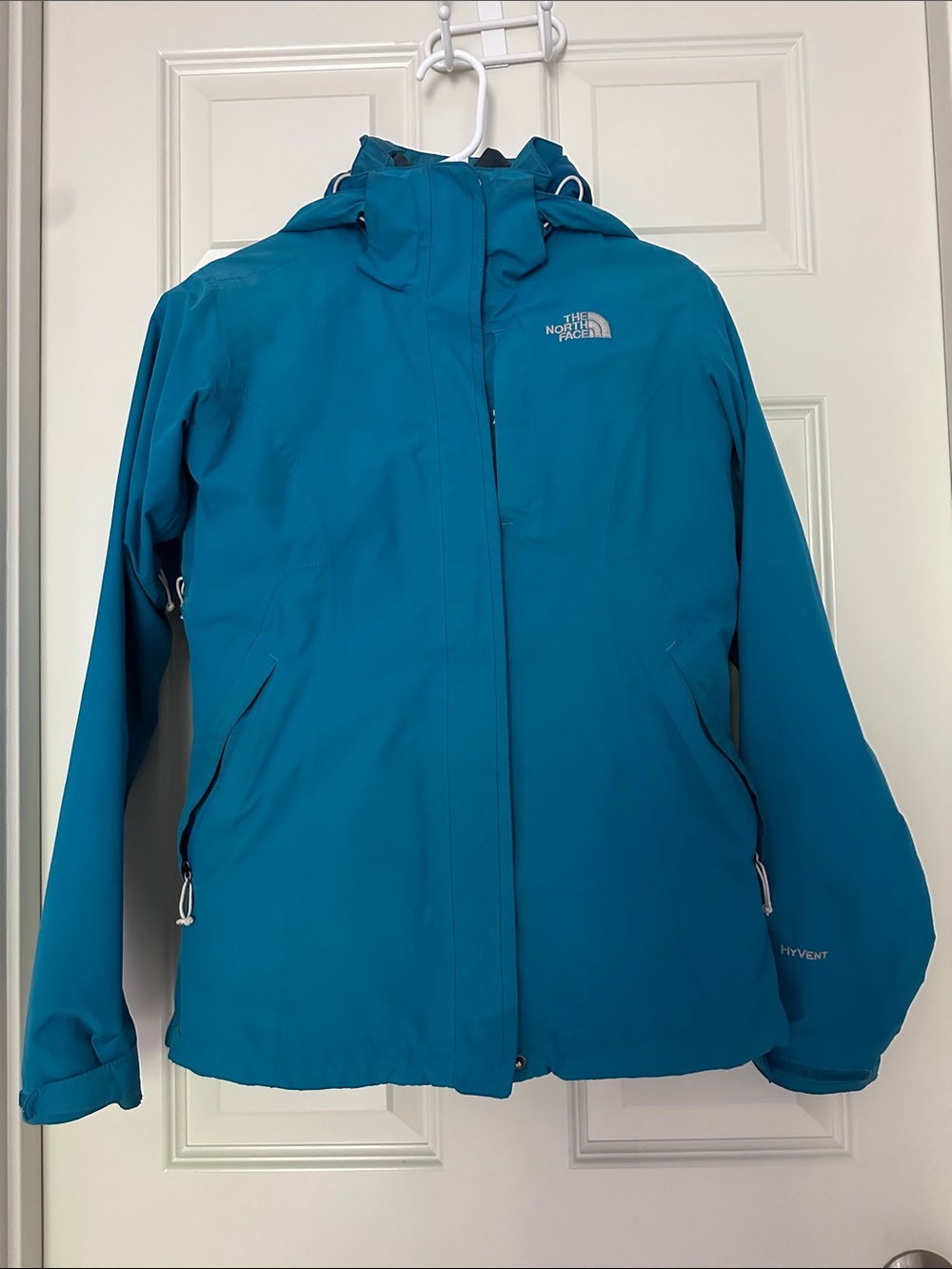 The North Face Women's Teal Hooded Ski Jacket